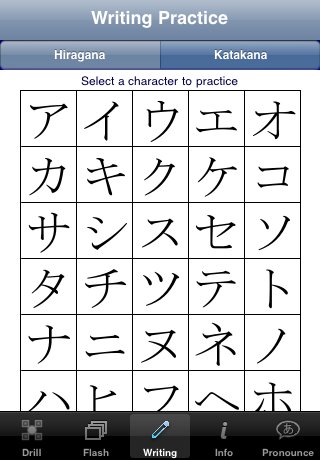 Writing Table Kata
